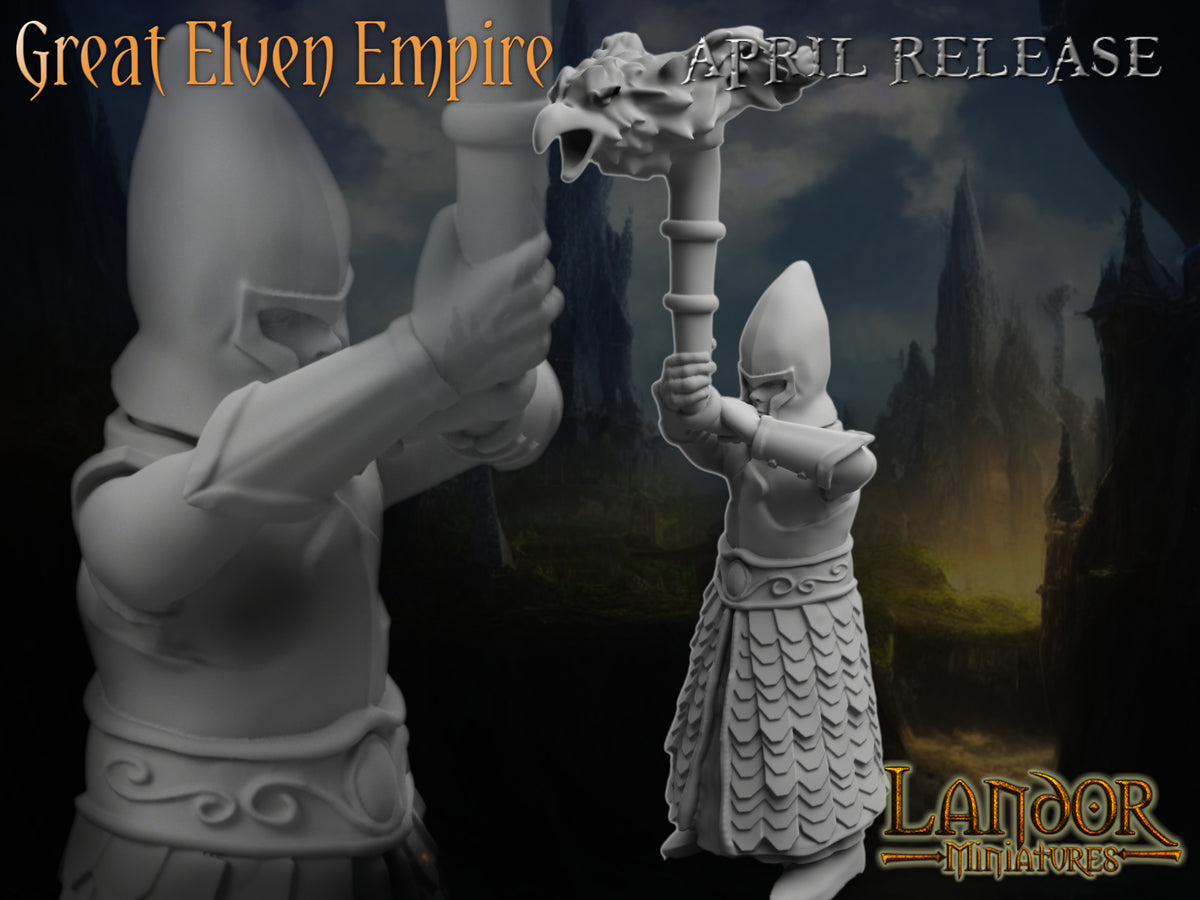 Elven Spearmen – Landor Miniatures 3D Printed Miniature (32mm) - image 11