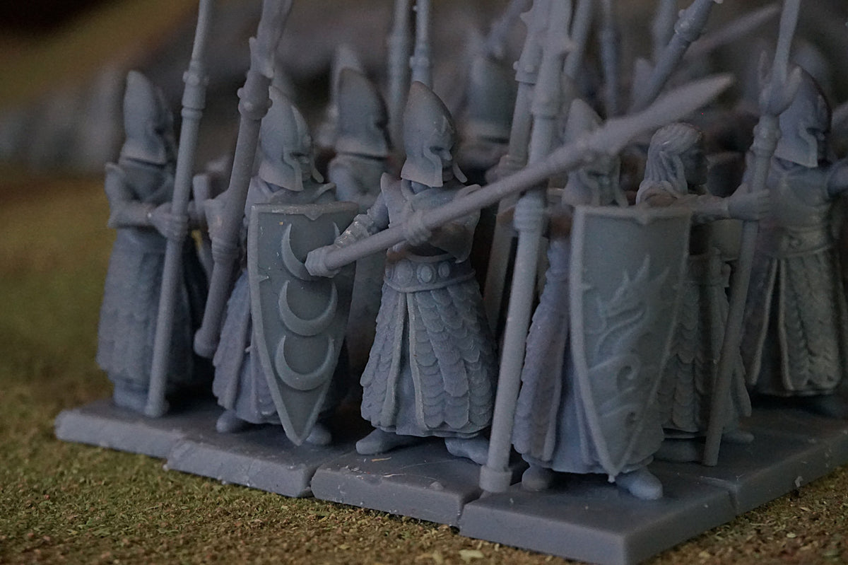 Elven Spearmen – Landor Miniatures 3D Printed Miniature (32mm) - image 7