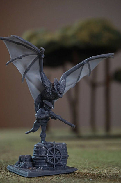 Flying zombie buccaneers – Landor Miniatures 3D Printed Miniature (32mm) - image 1