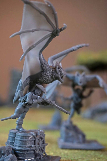 Flying zombie buccaneers – Landor Miniatures 3D Printed Miniature (32mm) - image 6