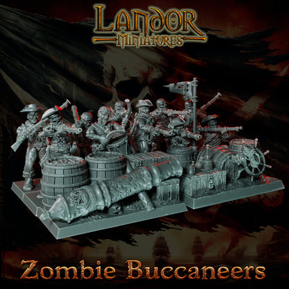 Zombie Buccaneers – Landor Miniatures 3D Printed Miniature (32mm) - image 5
