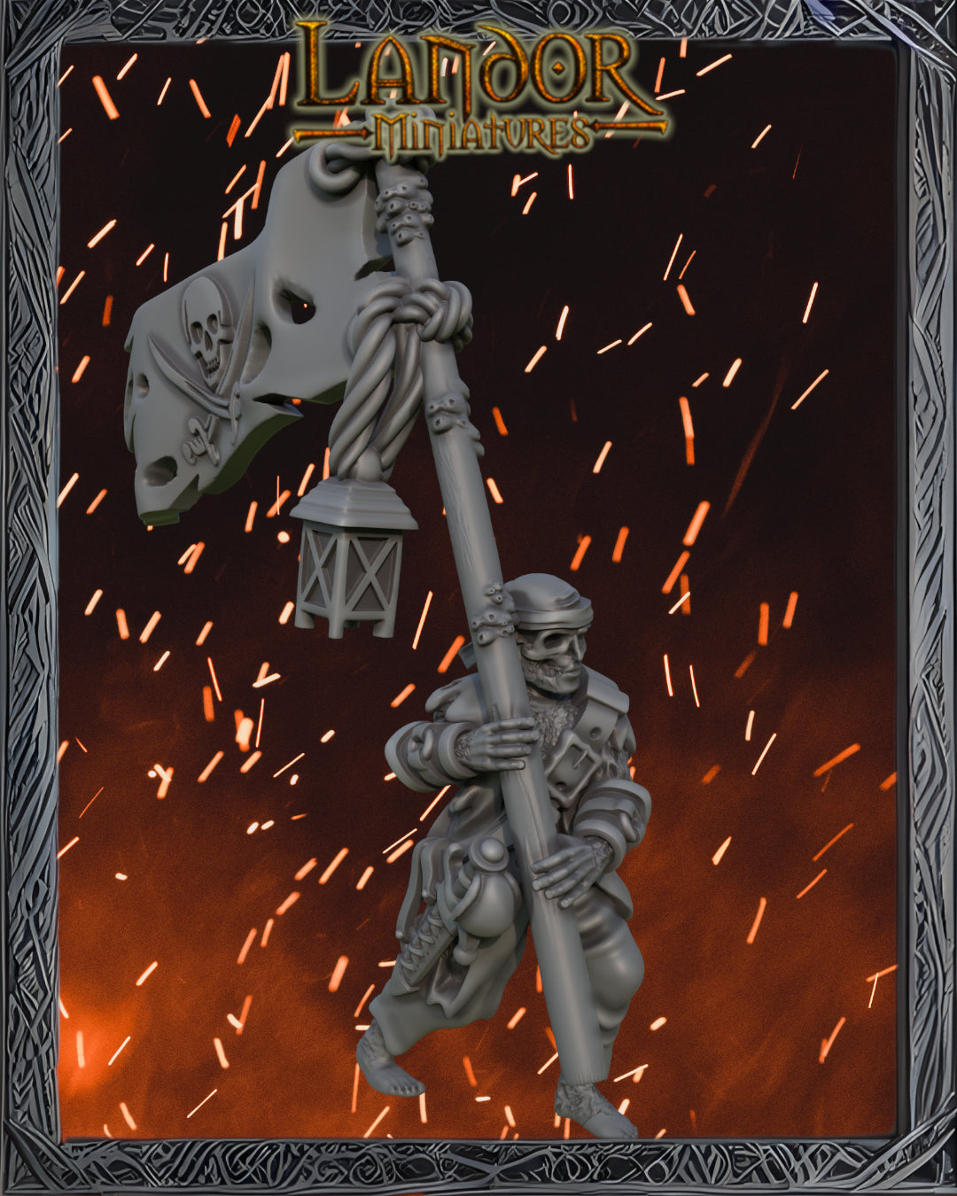Zombie Pirates 2.0 – Landor Miniatures 3D Printed Miniature (32mm) - image 9