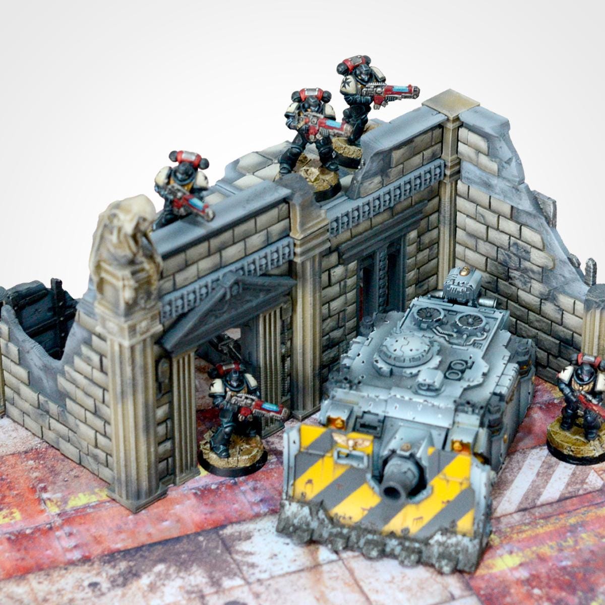 The Last Temples Modular Gothic Ruins Terrain {By TxarliFactory}