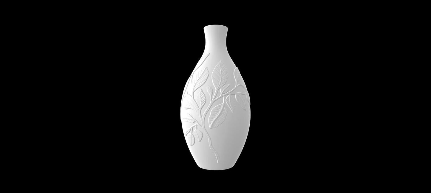 Golden Leaf Vase