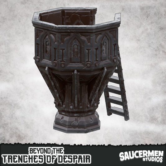 Pulpit – Beyond the Trenches of Despair | Saucermen Studios 3D Printed Tabletop Terrain (28-32mm) - image 1