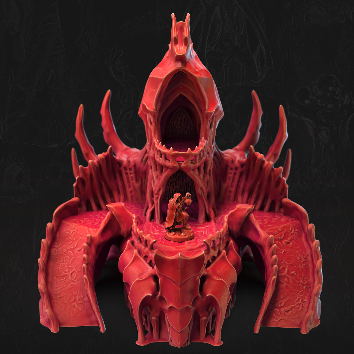 The Devourer's Dais Bone Dominion 3D printed tabletop terrain by 3DHexes – view 2