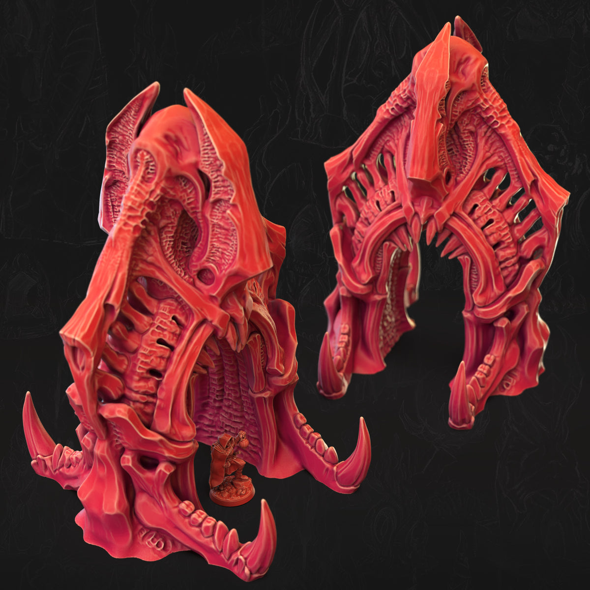 The Devouring Gate Bone Dominion 3D printed tabletop terrain by 3DHexes – view 2