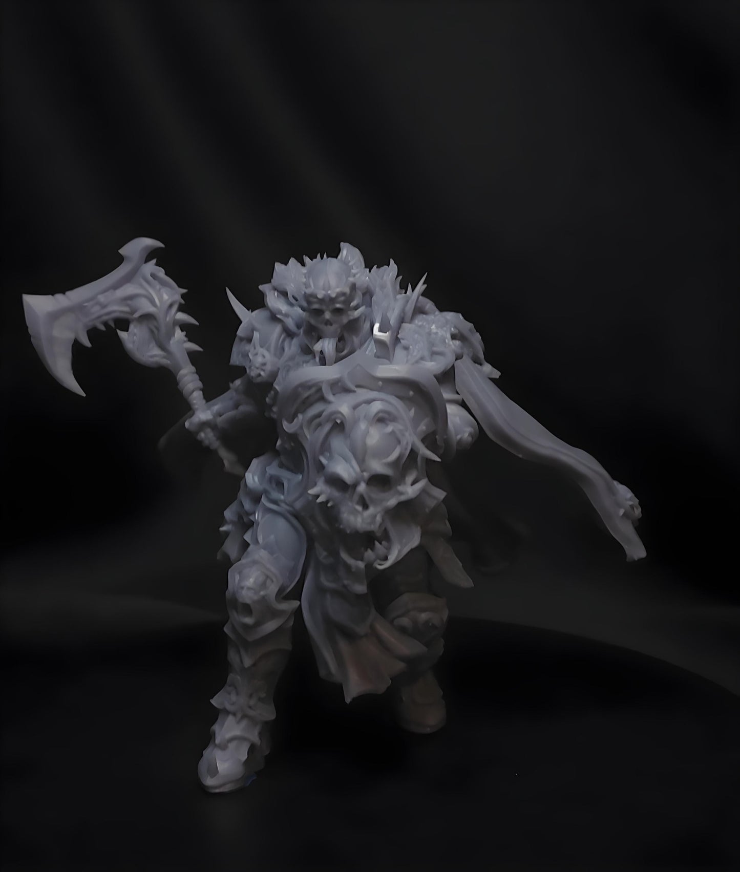 Chaos Knight Miniature GrimDark / Fantasy Figure V3 38mm 50mm 75mm 100mm {By 3DArtguy)