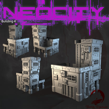 Sci-fi - Neo Tokyo - Cyberpunk Buildings Set 2 {By Dark Realms}