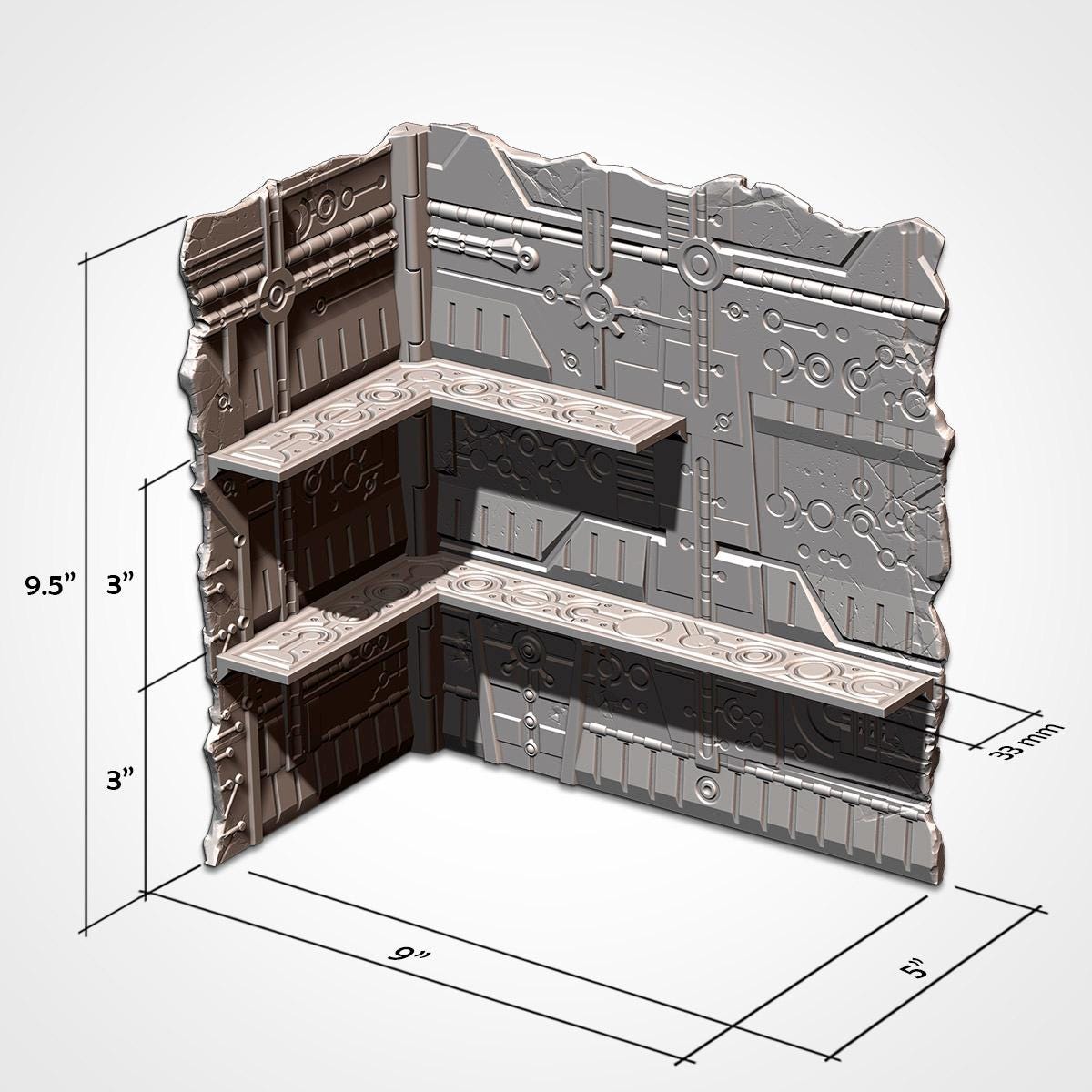 WTC Official Necromaton Foldable Terrain Full Tournament READY Sets / Pieces - Official {TxarliFactory} Set (10th Edition)