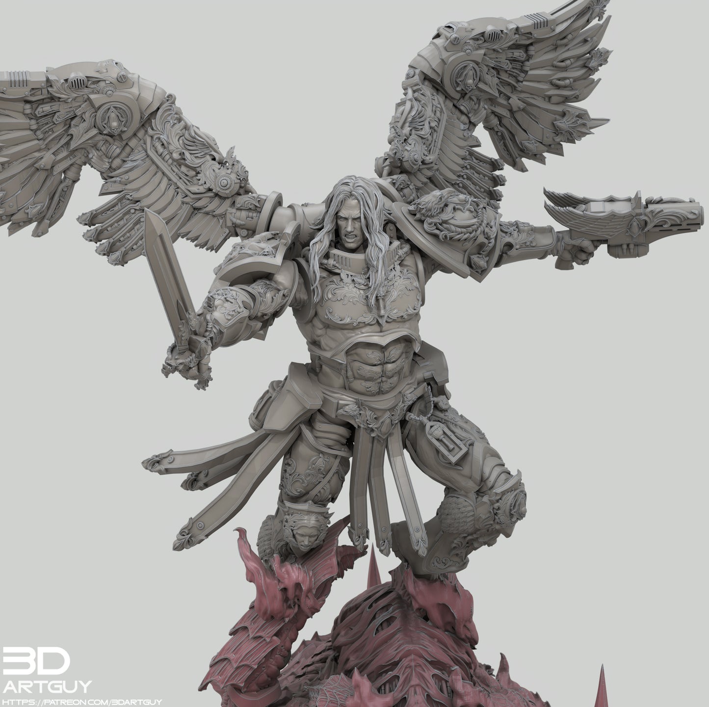 The Blood Host 50mm 75mm 100mm All Variants included w/ optional base {By 3DArtGuy}