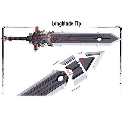 Ashrender Claymore – Full-Scale LED-Ready Cosplay Greatsword