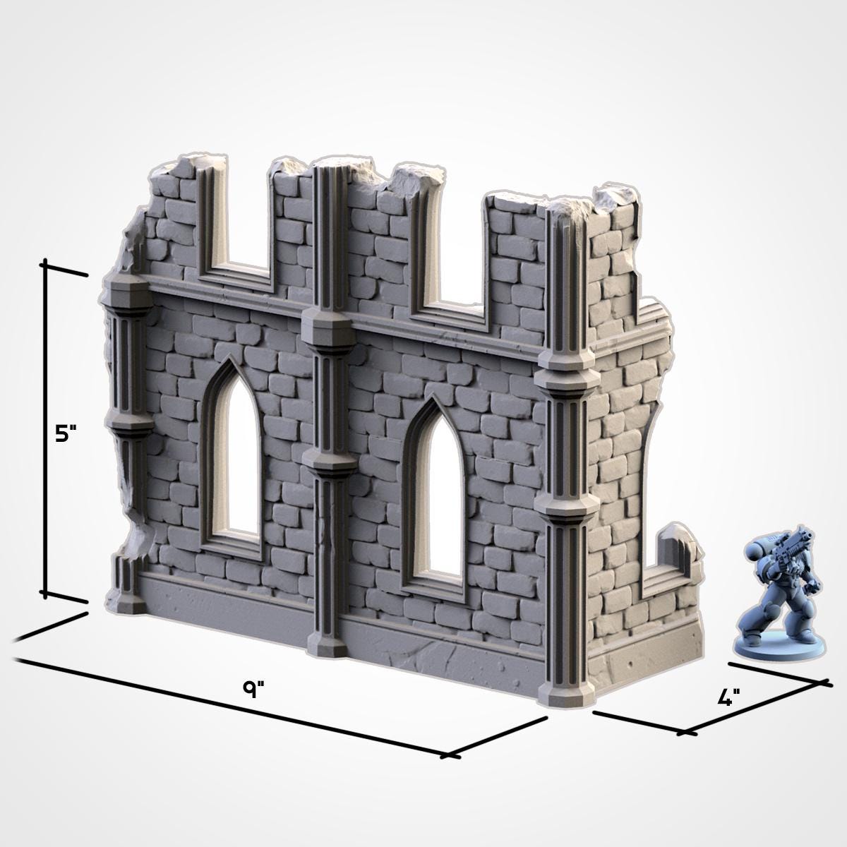 Temple Ruins - Modular Gothic Terrain Set {By TXARLIFACTORY}