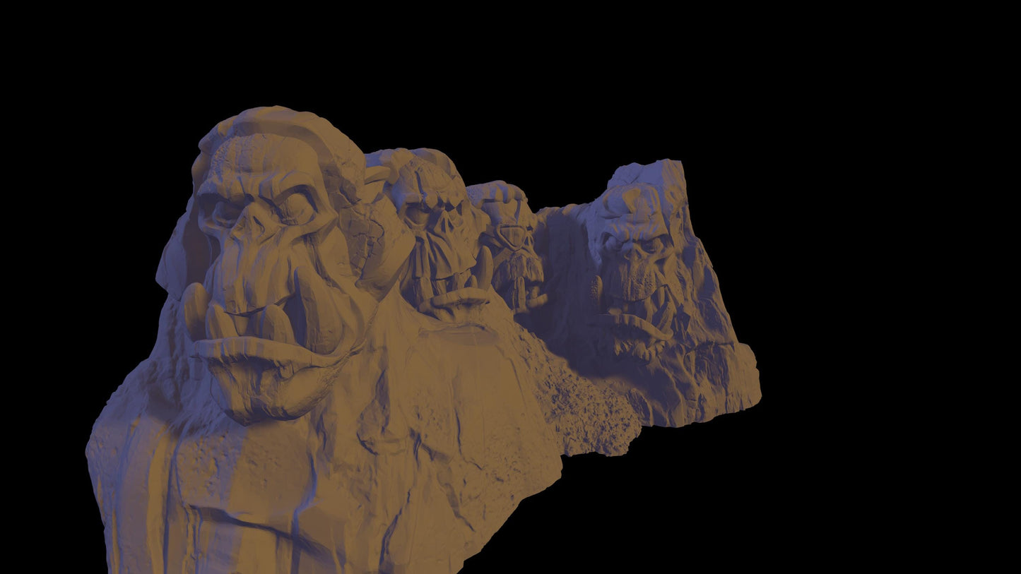 Orcish Monument Terrain- Full Set or Pieces {By TxarliFactory}