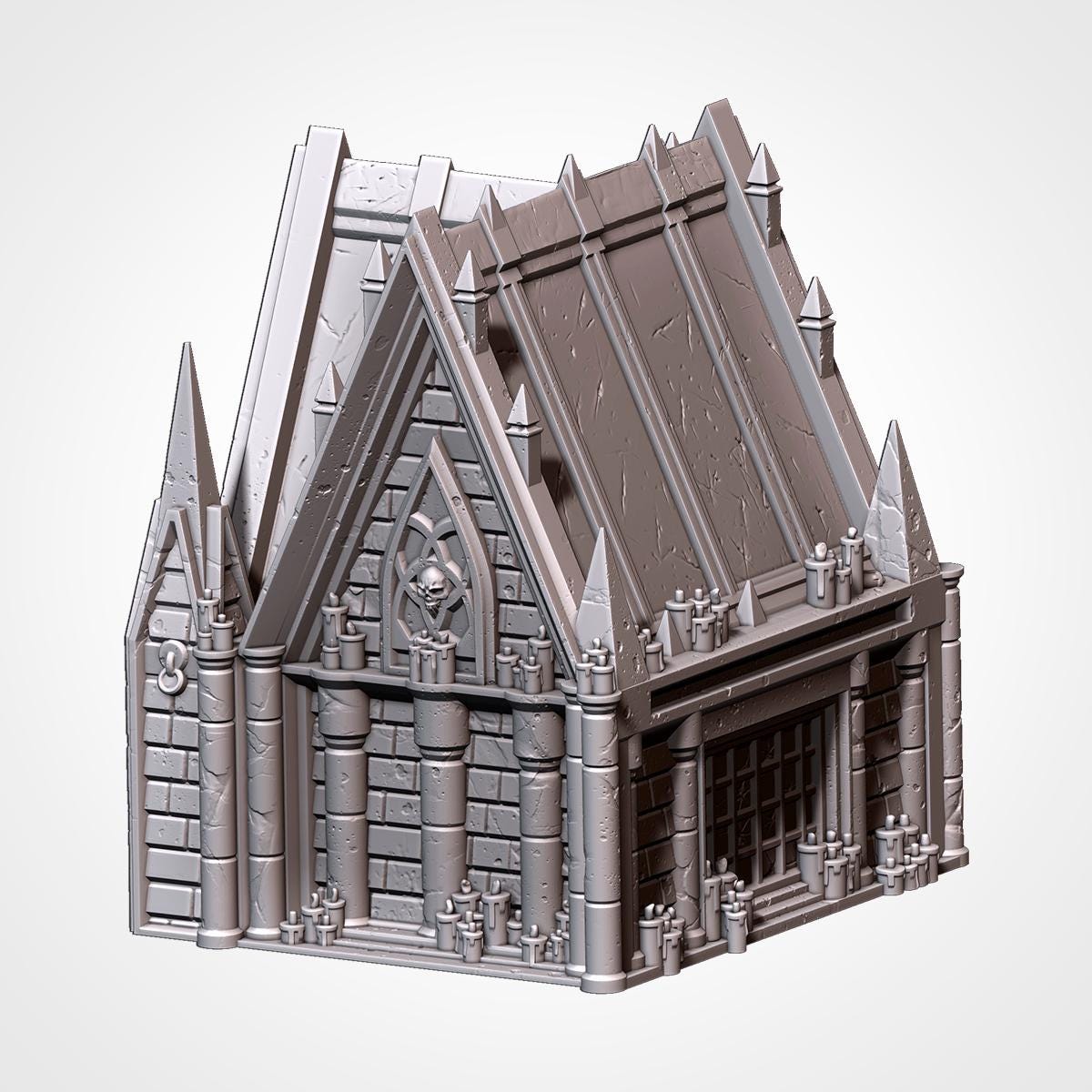 Gothic Graveyard Terrain for Wargaming, DnD, AoS, and LOTR – 3D Printed Cemetery Scenery {By TxarliFactory}
