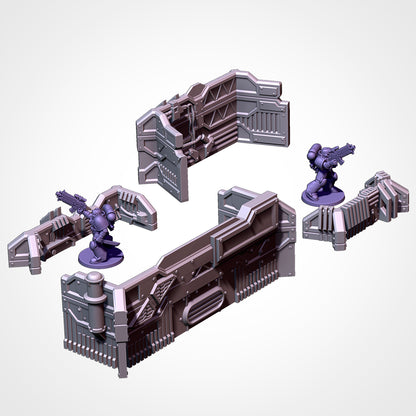 SCI-FI City Terrain - Modular Urban Warfare {By TxarliFactory}