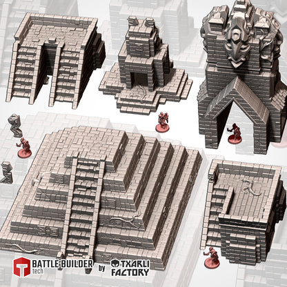 Buildings in the Jungle – Tabletop Terrain (28-32mm)