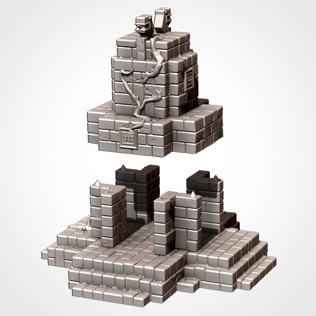 Buildings in the Jungle – Tabletop Terrain (28-32mm)