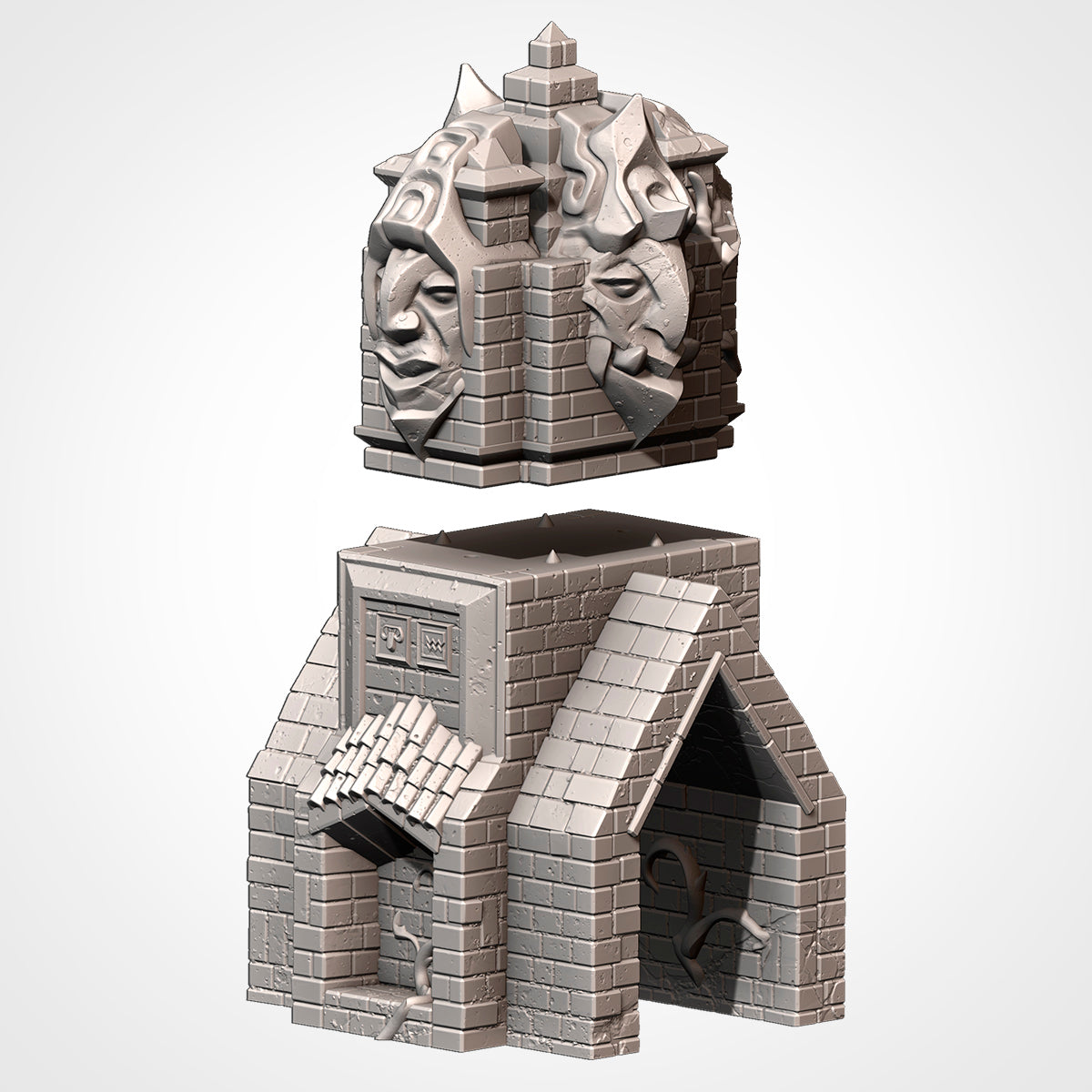 Buildings in the Jungle – Tabletop Terrain (28-32mm)