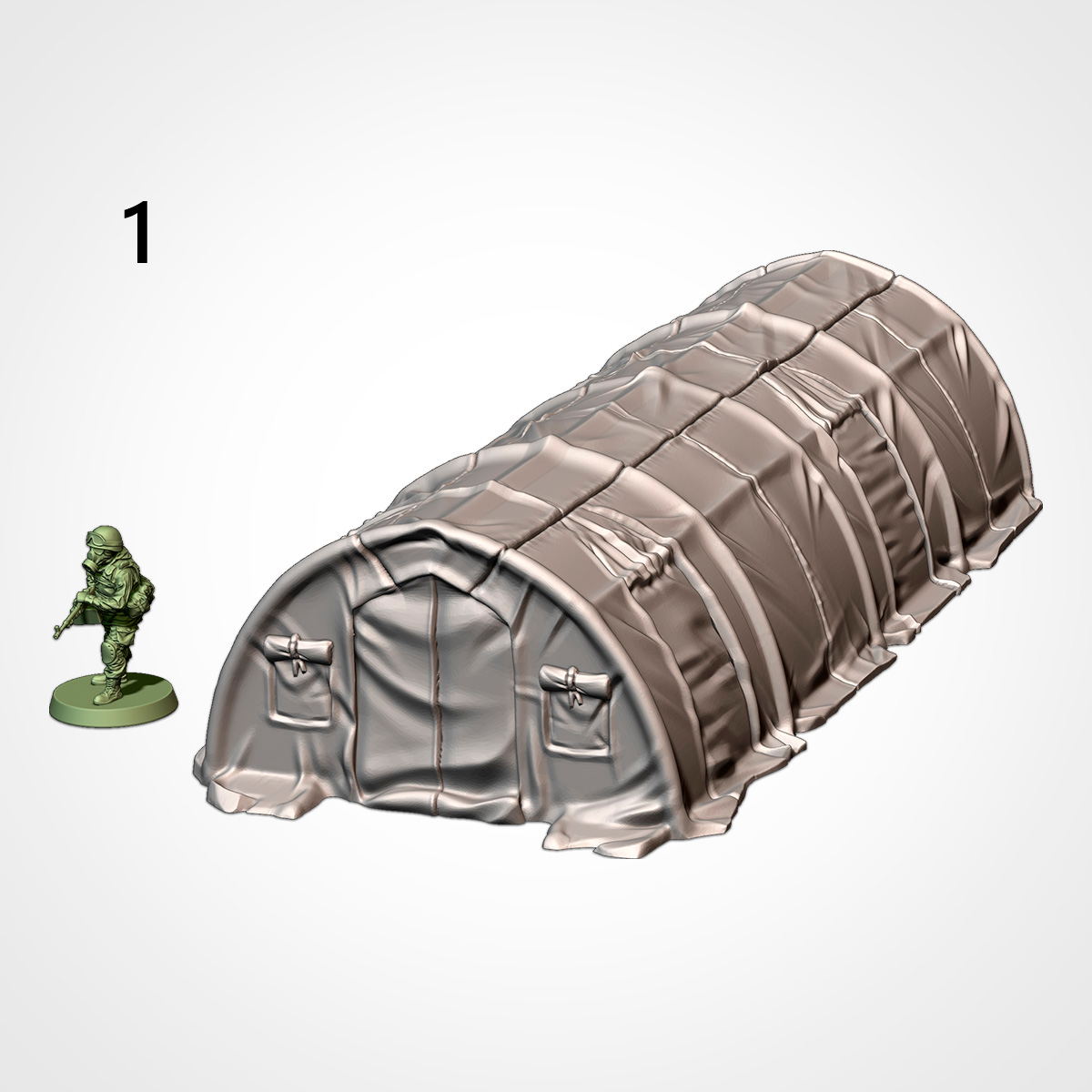 Military Barracks Set – Modular Military Terrain by {TxarliFactory}