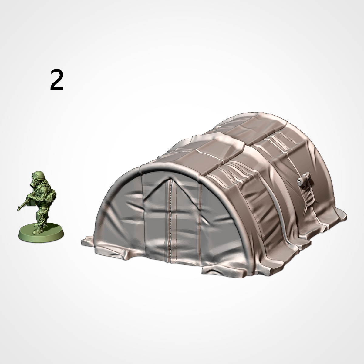 Military Barracks Set – Modular Military Terrain by {TxarliFactory}