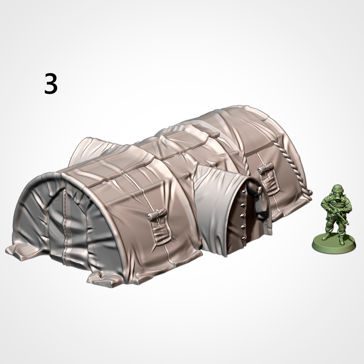 Military Barracks Set – Modular Military Terrain by {TxarliFactory}