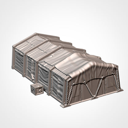 Military Barracks Set – Modular Military Terrain by {TxarliFactory}