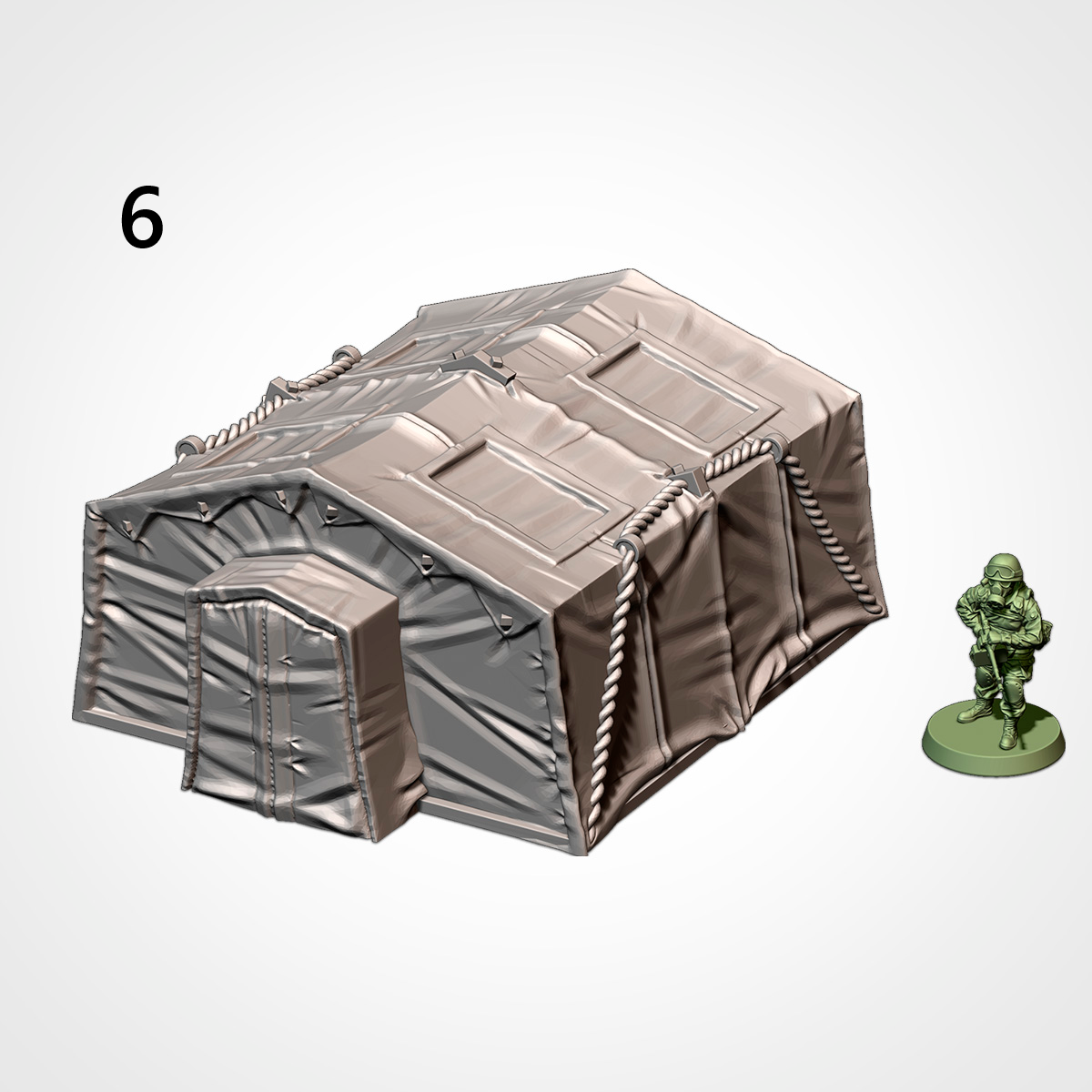 Military Barracks Set – Modular Military Terrain by {TxarliFactory}