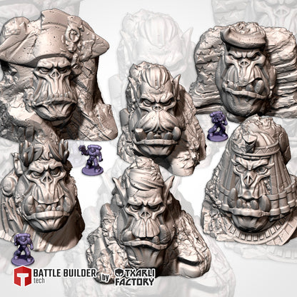 Orcish Monuments II – Tabletop Terrain (28-32mm)