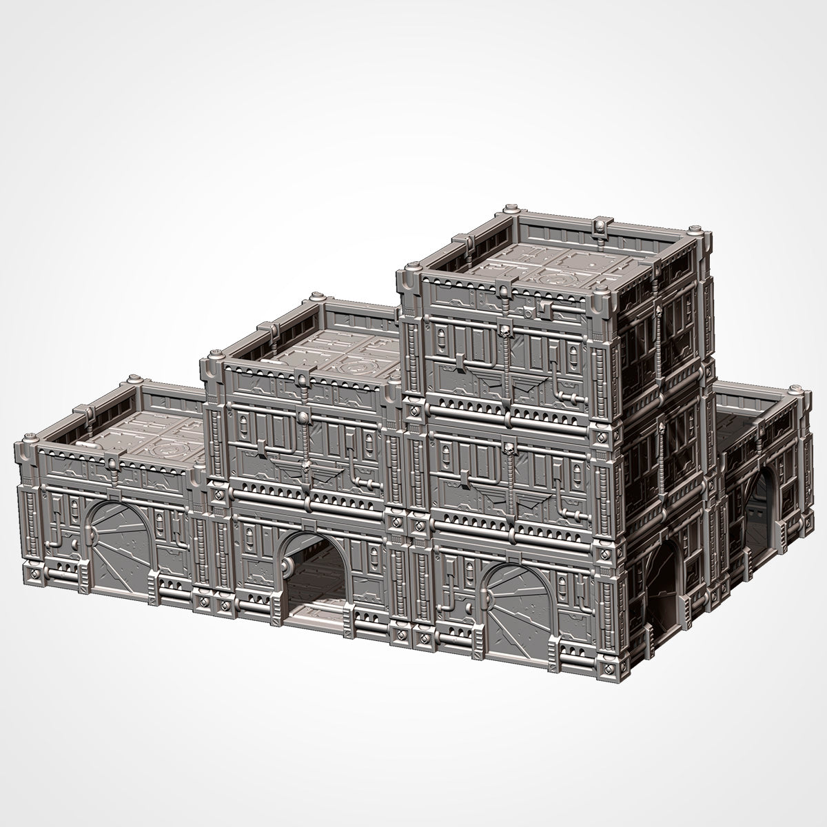Modular Hive City Terrain, 23-Pc. Tabletop Urban Terrain, 28-32mm