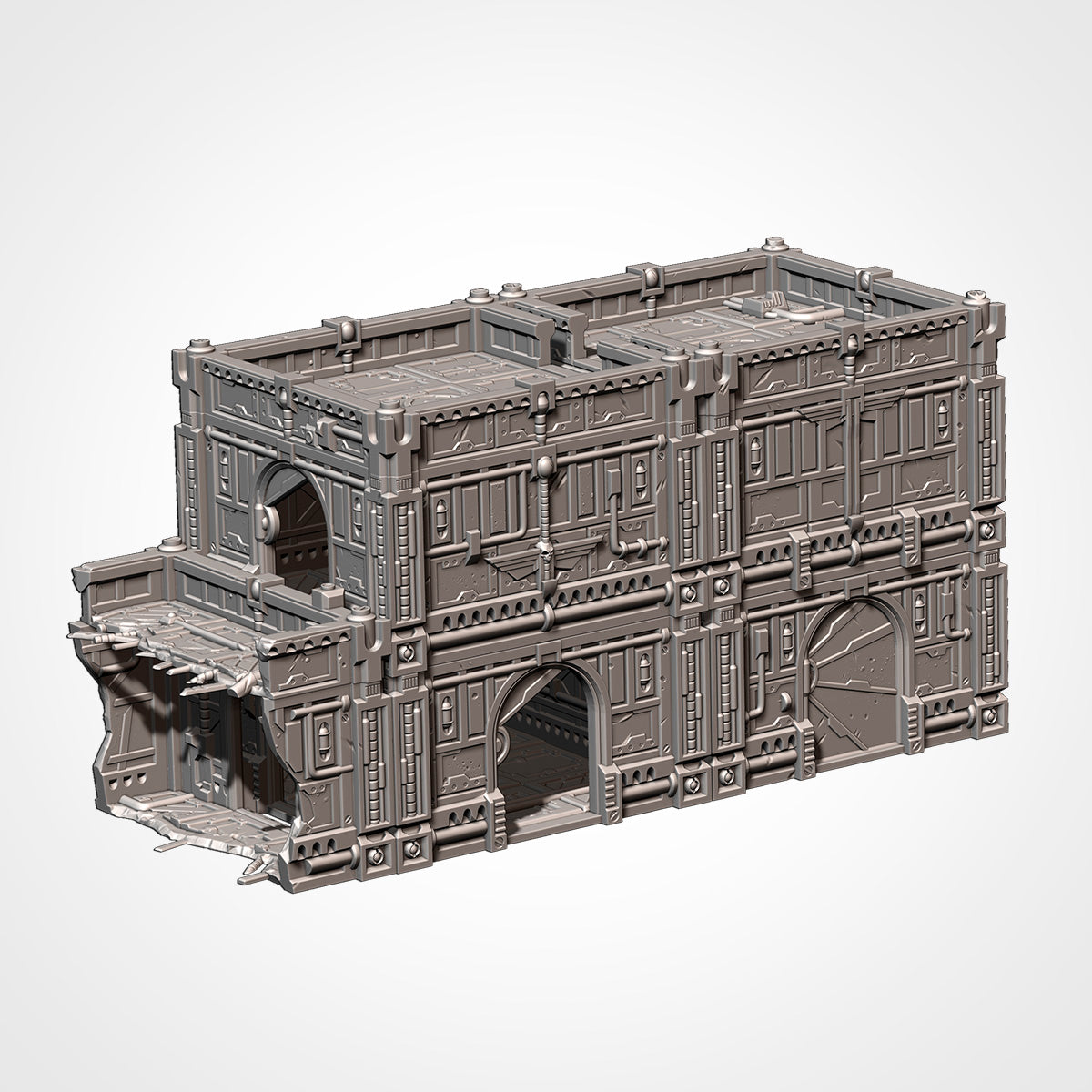 Modular Hive City Terrain, 23-Pc. Tabletop Urban Terrain, 28-32mm