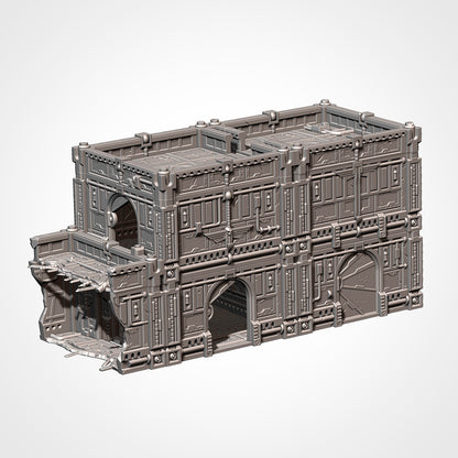 Modular Hive City Terrain, 23-Pc. Tabletop Urban Terrain, 28-32mm
