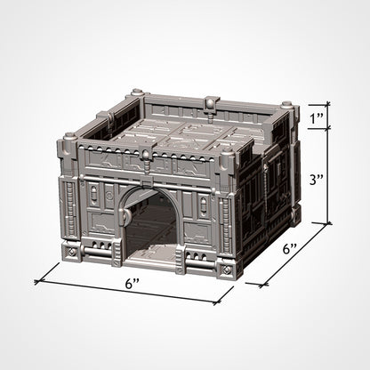 Modular Hive City Terrain, 23-Pc. Tabletop Urban Terrain, 28-32mm