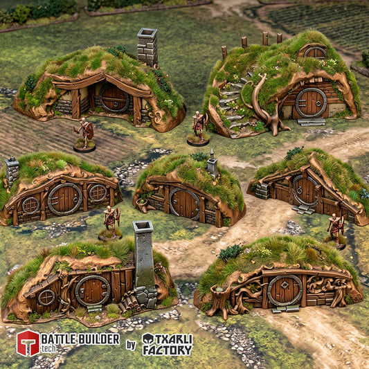Greenhill Village Txarli Factory 3D printed tabletop terrain image 1