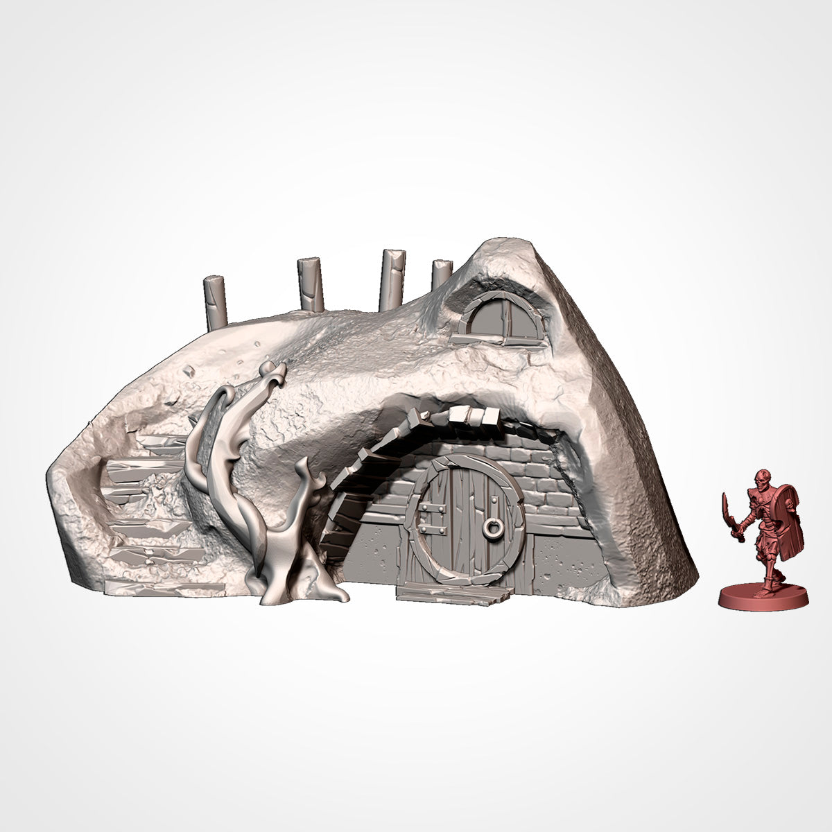 Greenhill Village Txarli Factory 3D printed tabletop terrain image 7