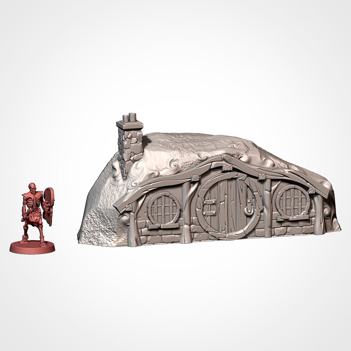 Greenhill Village Txarli Factory 3D printed tabletop terrain image 13