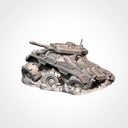 Vehicles Destroyed Txarli Factory 3D printed tabletop terrain image 8