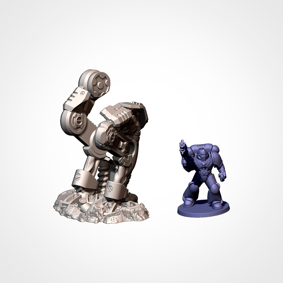 Vehicles Destroyed Txarli Factory 3D printed tabletop terrain image 15