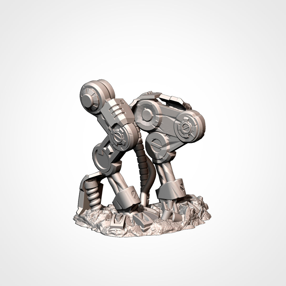 Vehicles Destroyed Txarli Factory 3D printed tabletop terrain image 16
