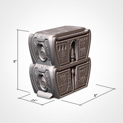 WTC Official Eldar Foldable Terrain Full Tournament READY Sets / Pieces - Official {TxarliFactory} Set (10th Edition)