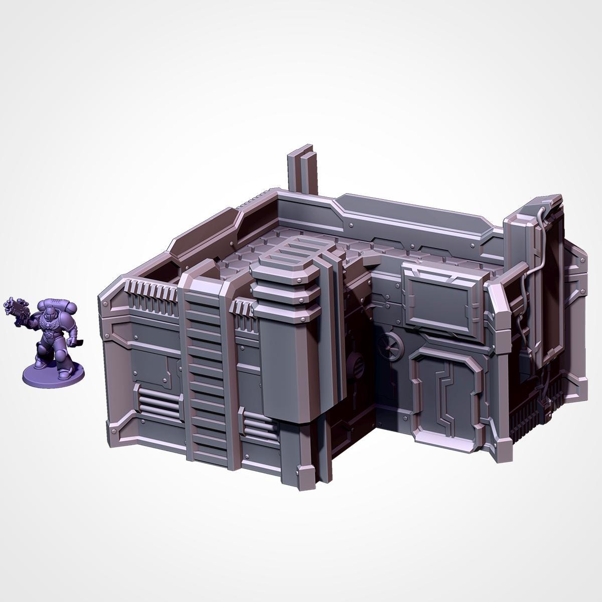 SCI-FI City Terrain - Modular Urban Warfare {By TxarliFactory}