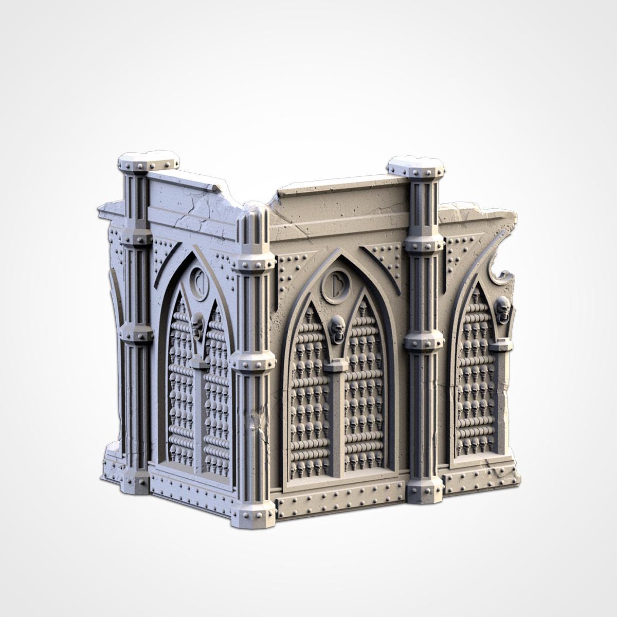 Cathedral Ruins - Closed or Open Options - Modular Terrain {By TXARLIFACTORY}