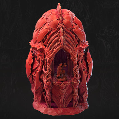 Elevated Bone Pavilion Bone Dominion 3D printed tabletop terrain by 3DHexes – view 3