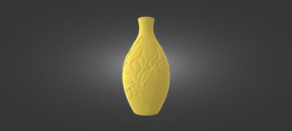 Golden Leaf Vase