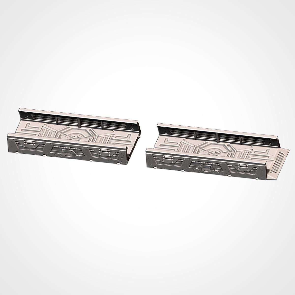 Sci-Fi Trenches Terrain Set for Wargaming - Modular Battlefield Fortifications {By TxarliFactory}