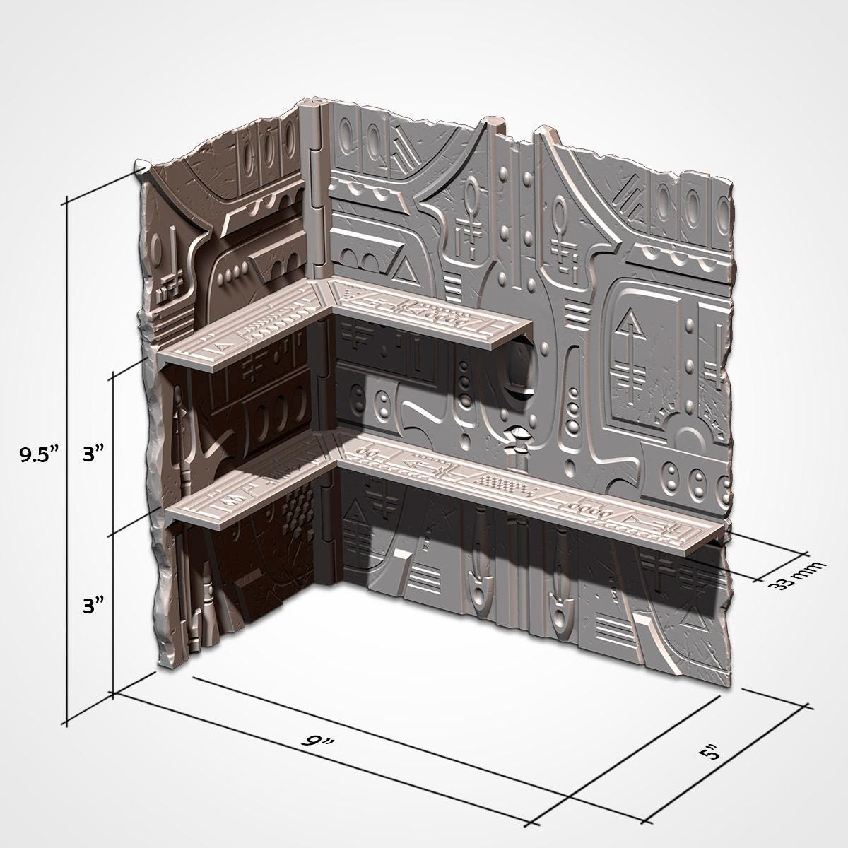 WTC Official Eldar Foldable Terrain Full Tournament READY Sets / Pieces - Official {TxarliFactory} Set (10th Edition)