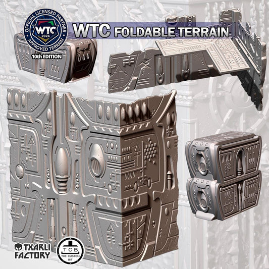 WTC Official Eldar Foldable Terrain Full Tournament READY Sets / Pieces - Official {TxarliFactory} Set (10th Edition)