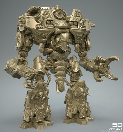 The Walking Cathedral Titan – Modular Weapons & Multiple Sizes {By 3dArtGuy}