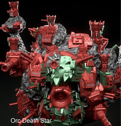 Orc Death Star 100mm - 500mm  Titan Proxy {By 3dArtGuy}
