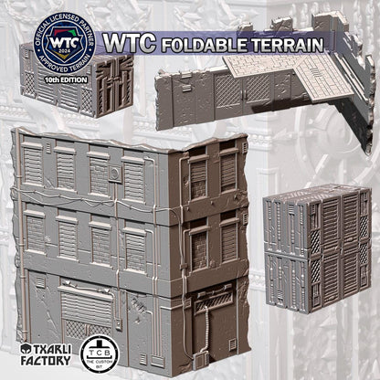 WTC Official Sovietic Foldable Terrain Full Tournament READY Sets / Pieces - Official {TxarliFactory} Set (10th Edition)